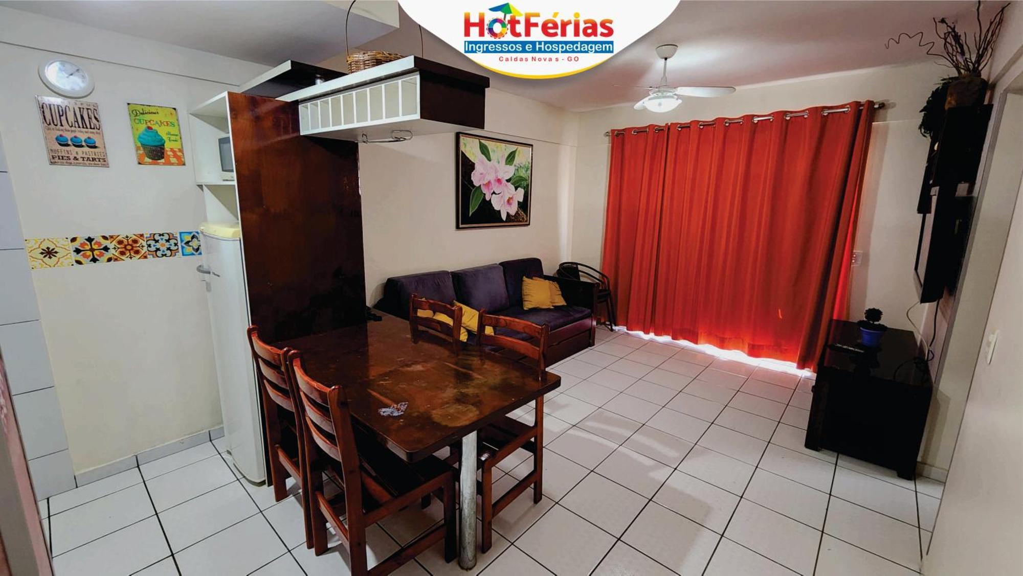Flat Paradise, Piscinas Termais, Proximo Ao Centro - Hotferias Caldas Novas Bagian luar foto