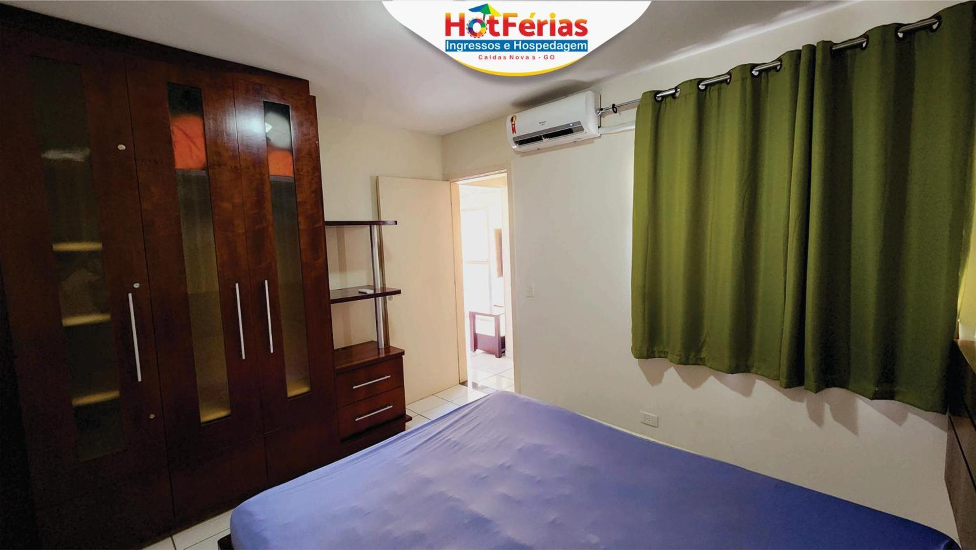 Flat Paradise, Piscinas Termais, Proximo Ao Centro - Hotferias Caldas Novas Bagian luar foto