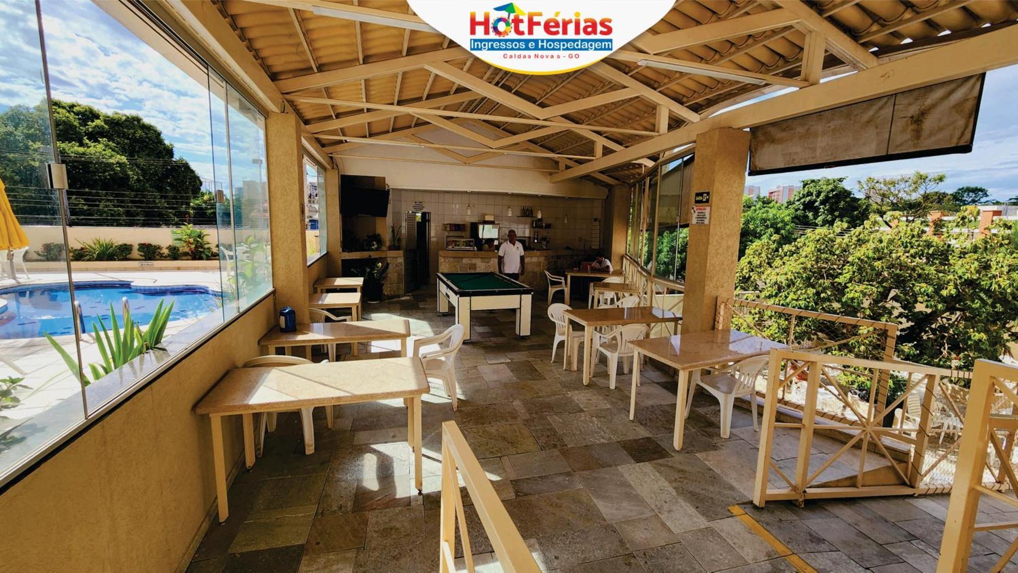Flat Paradise, Piscinas Termais, Proximo Ao Centro - Hotferias Caldas Novas Bagian luar foto