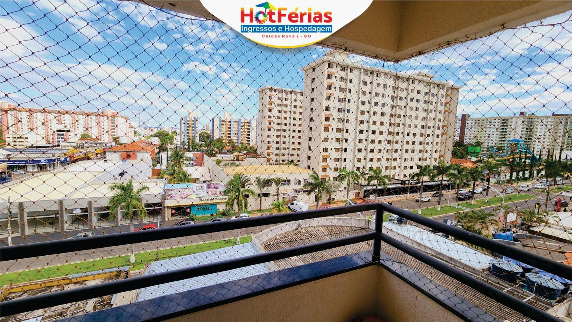 Flat Paradise, Piscinas Termais, Proximo Ao Centro - Hotferias Caldas Novas Bagian luar foto