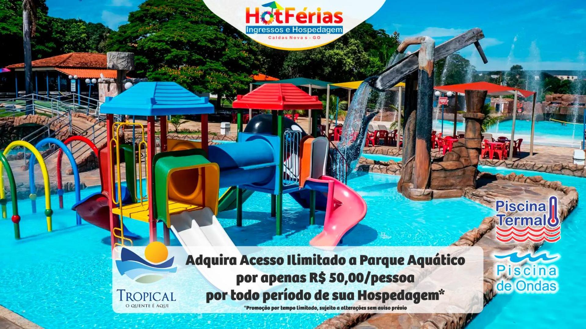 Flat Paradise, Piscinas Termais, Proximo Ao Centro - Hotferias Caldas Novas Bagian luar foto